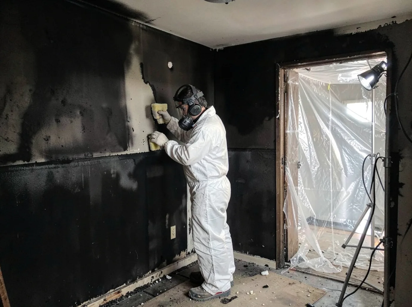 Fire Damage Restoration company in Jamestown, LA